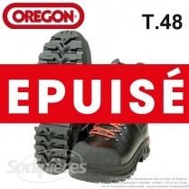 Bottes en cuir OREGON WAIPOUA® pour tronçonneuse. T48