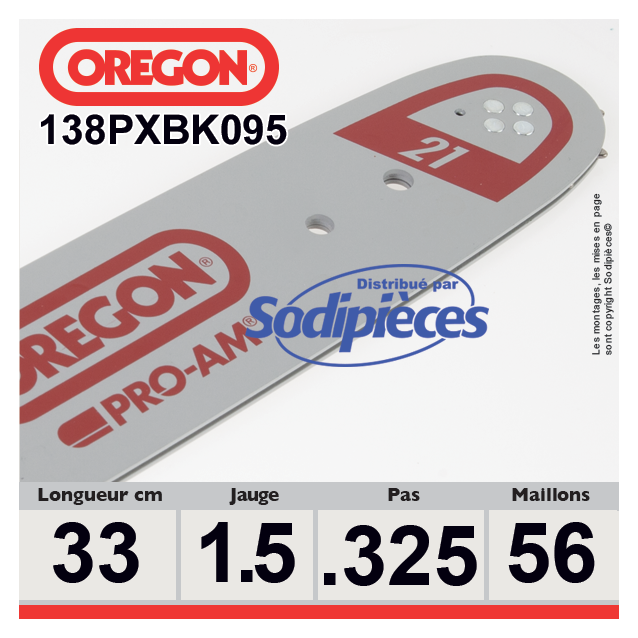 Guide 138PXBK095 OREGON Amateur DB Guard K095.