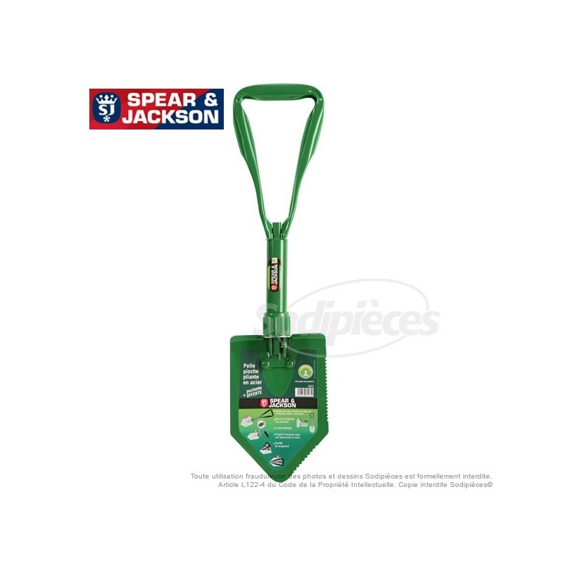 Pelle US pliante tout métal Spear and Jackson