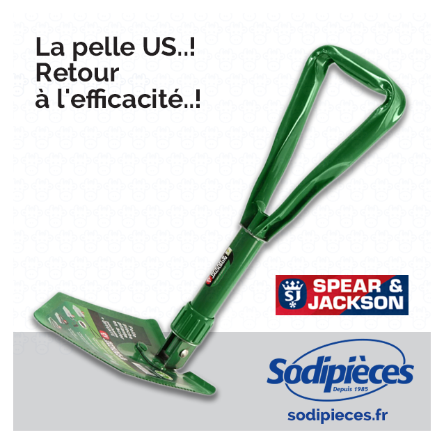 Pelle US pliante tout métal Spear and Jackson
