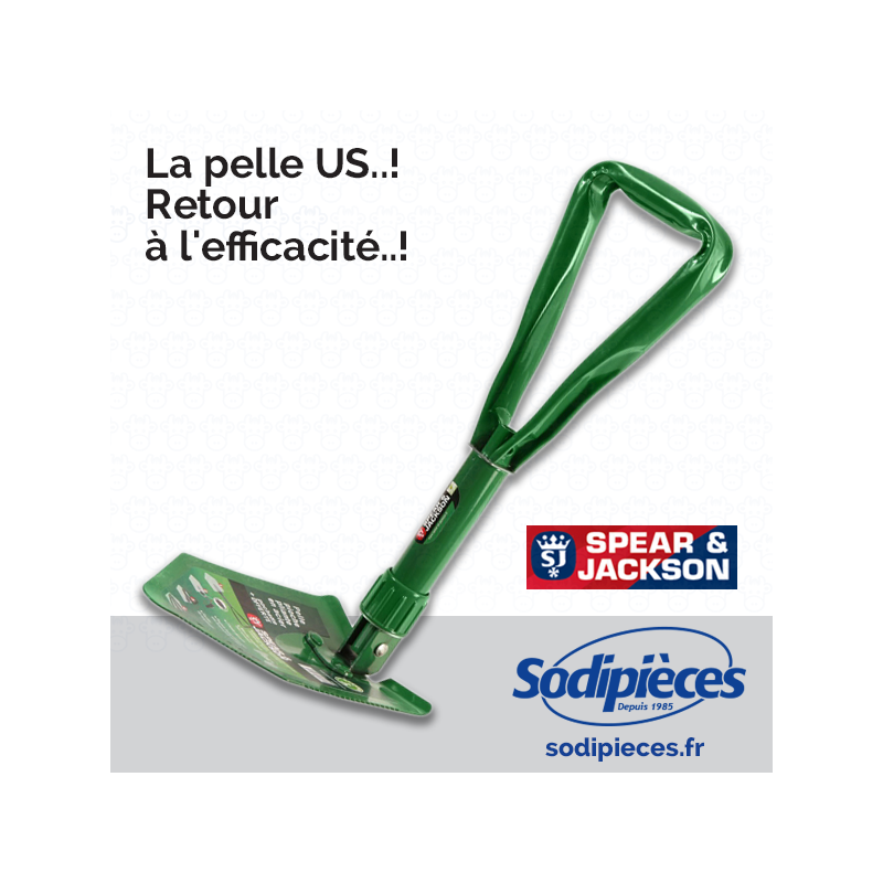 Pelle US pliante tout métal Spear and Jackson