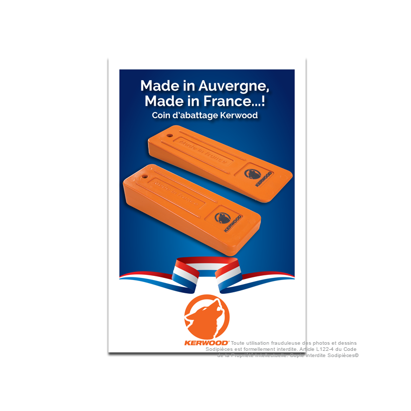 1 PLV 10x15 KERWOOD OFFERTE pour tout achat Coin d'abattage 