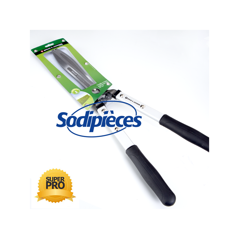 Cisaille à haie Pro 60 cm manches carrés aluminium