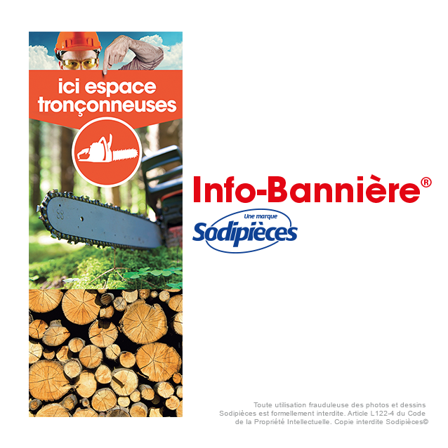 Info-Bannière® Tronconneuse