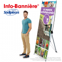 Info-Bannière® Entretien-jardin bâche couleur 2 x 0,8 m