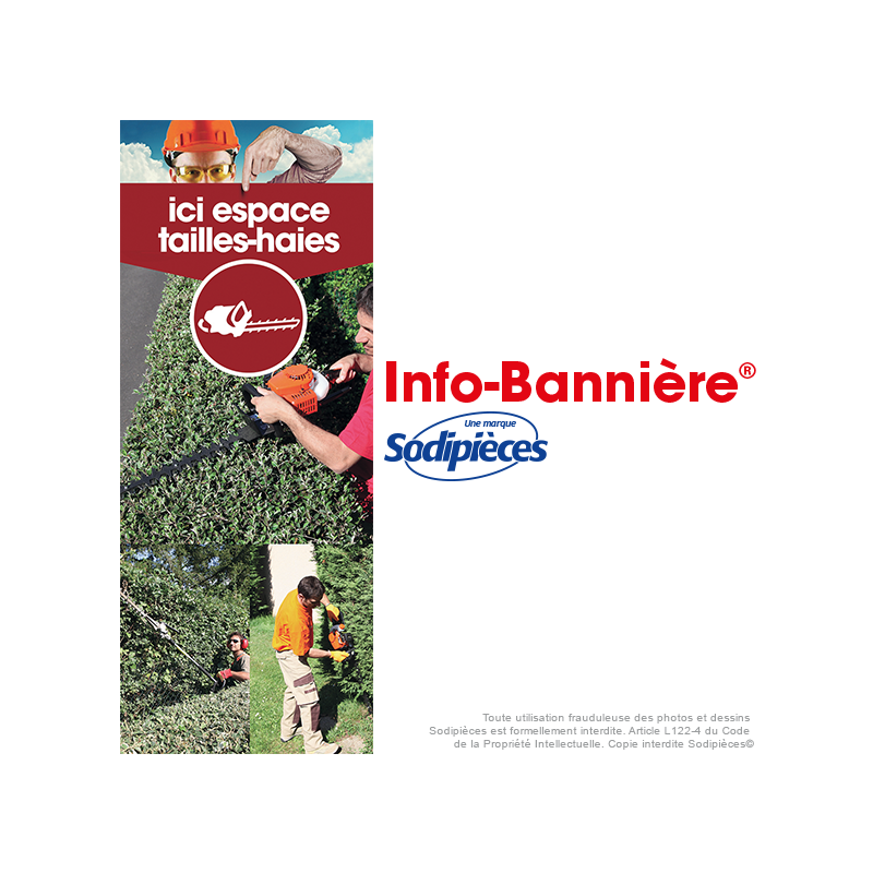 Info-Bannière® Tronconneuse
