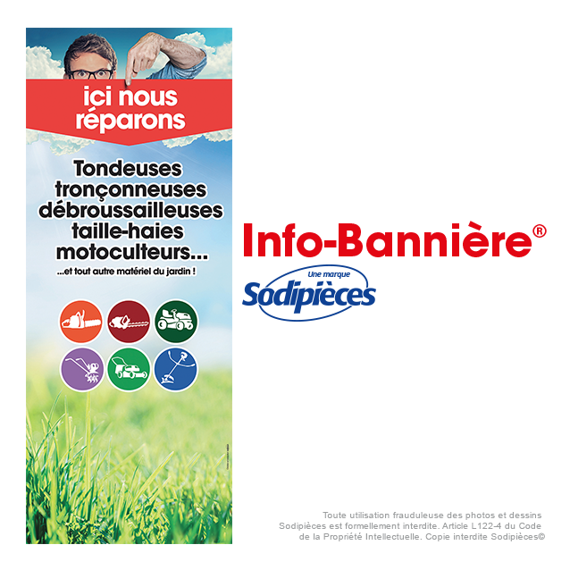 Info-Bannière® Tronconneuse