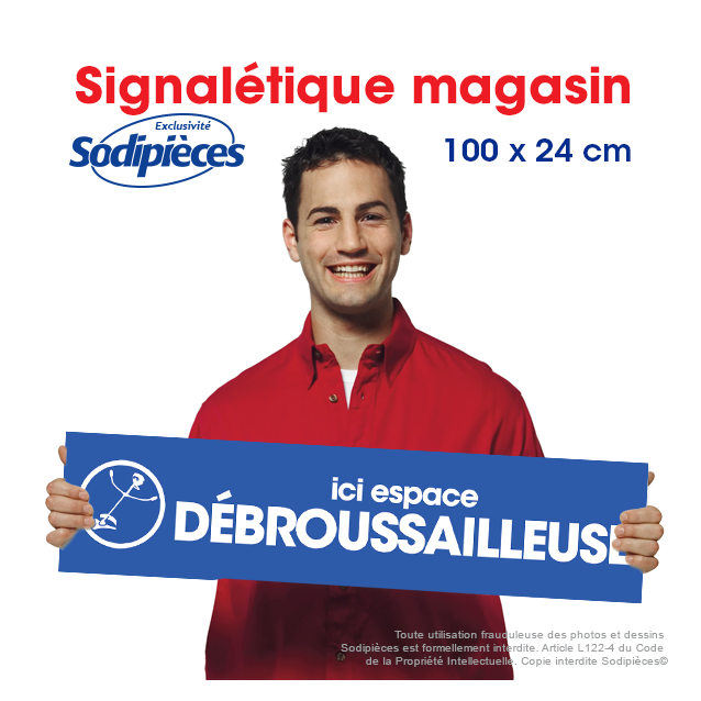 Balisage rayon Débroussailleuse