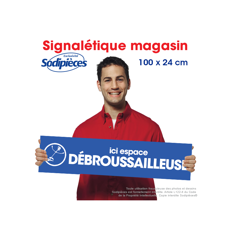 Balisage rayon Débroussailleuse