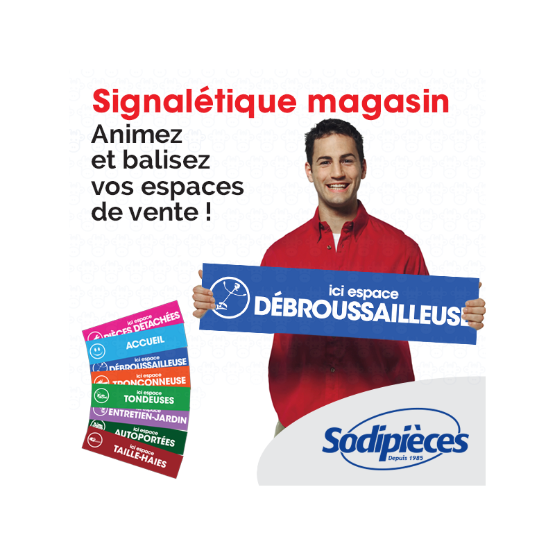 Balisage rayon Débroussailleuse