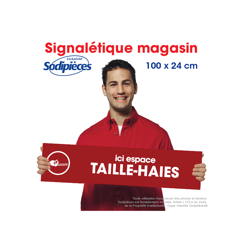 Balisage rayon taille-haies