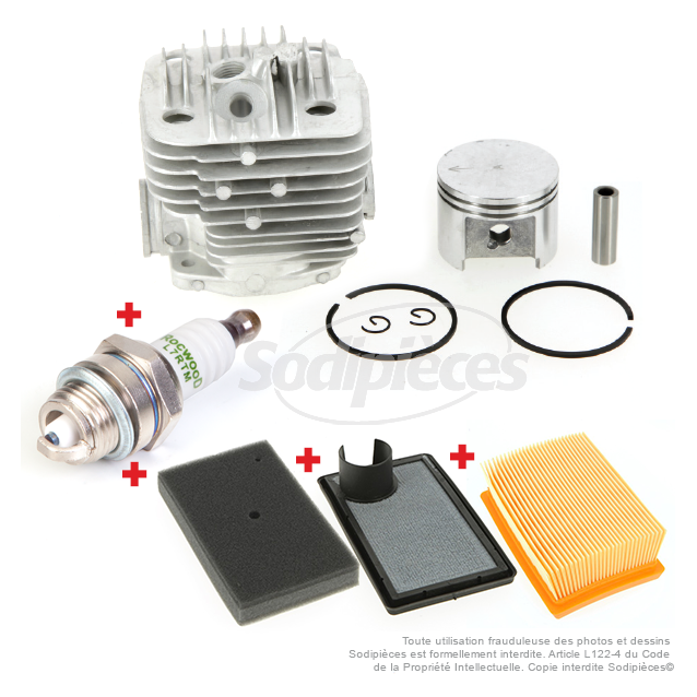 Kit cylindre-filtres-bougie pour TS 400