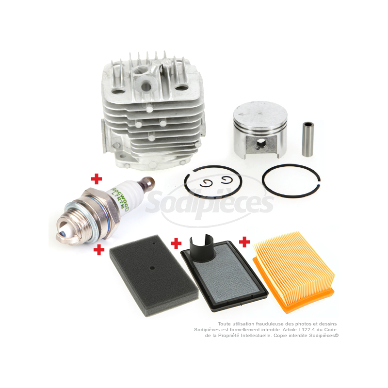 Kit cylindre-filtres-bougie pour TS 400