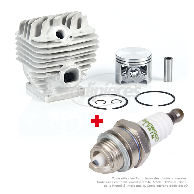 Kit cylindre + bougie pour Stihl MS440