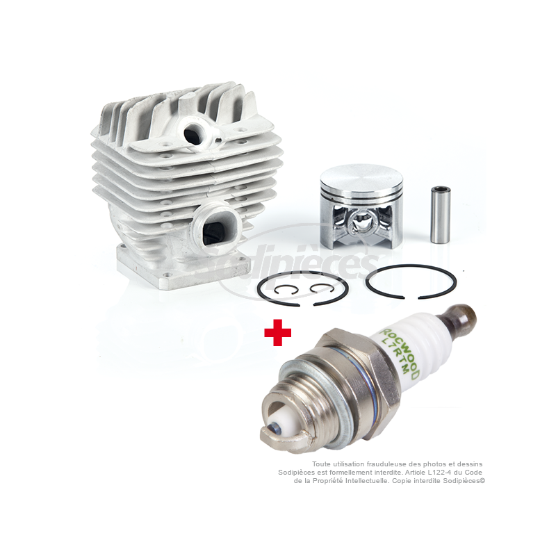 Kit cylindre + bougie pour Stihl MS440