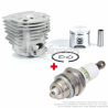 Kit cylindre + bougie pour Husqvarna 55