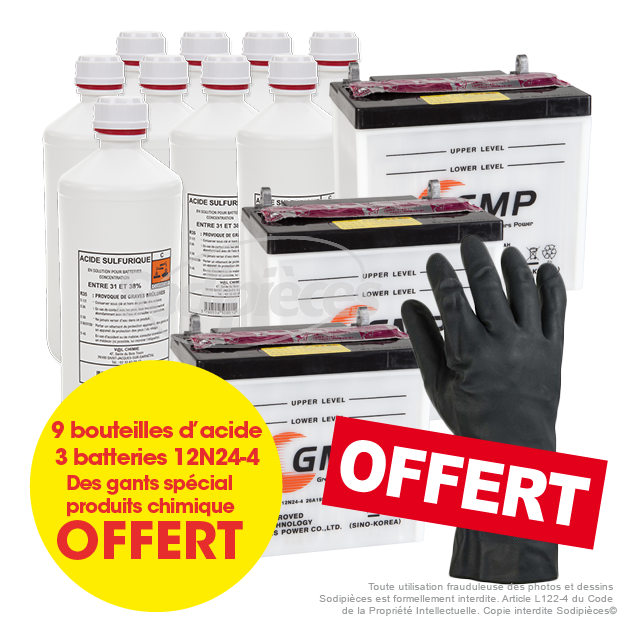 Kit batteries 12N24-4