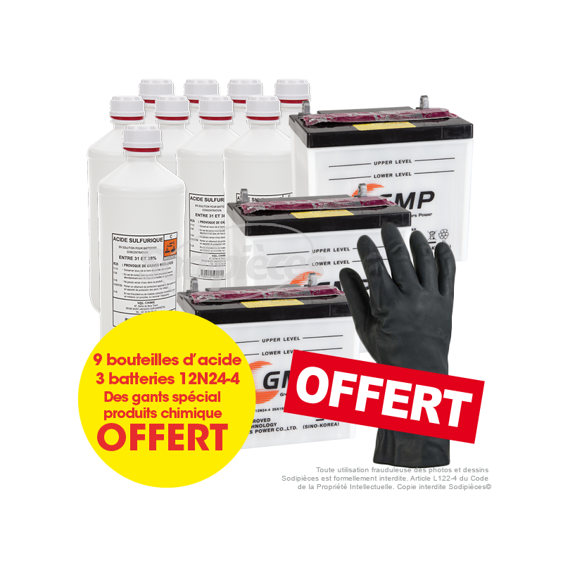 Kit batteries 12N24-4