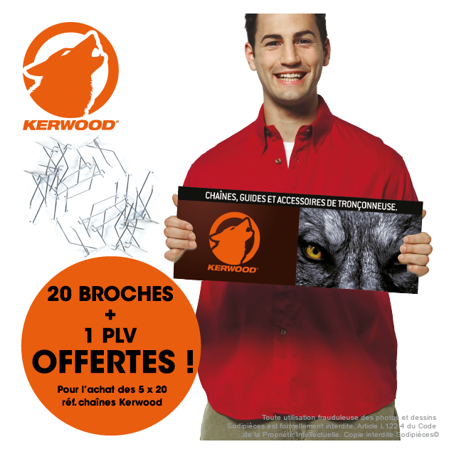 5 x 20 chaînes tronçonneuse KERWOOD