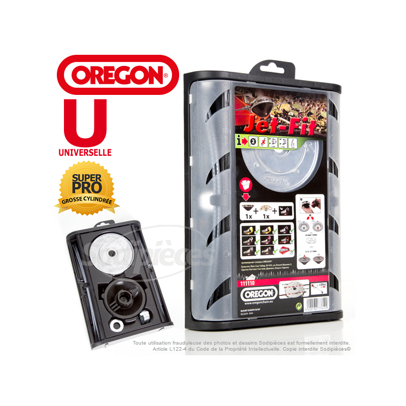 Tête débroussailleuse alu 2 fils Oregon Jet-Fit