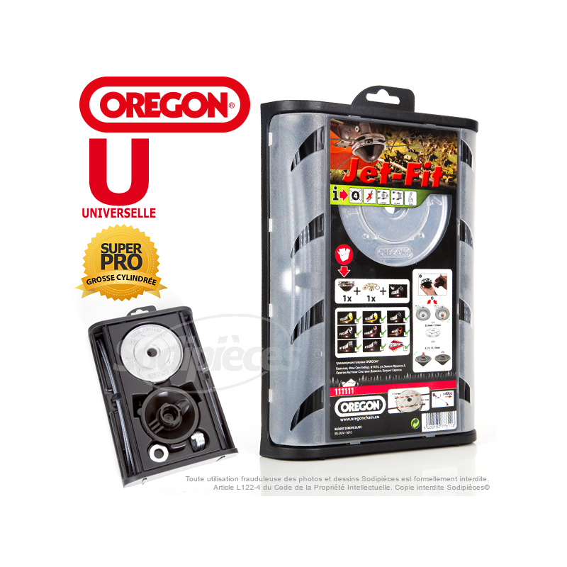 Tête débroussailleuse alu 4 fils Oregon Jet-Fit