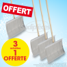 3+1 poussoirs à neige aluminium
