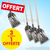 3+1 pelles à neige avec nervures