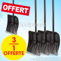  3+1 pelles à neige auto téléscopique