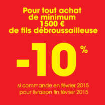  -10 % ! Spécial offre fils débroussailleuse ! 