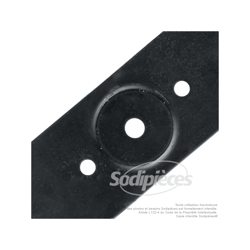 Lame tondeuse 45.3 cm. Al. 10.4 mm. Pour Viking