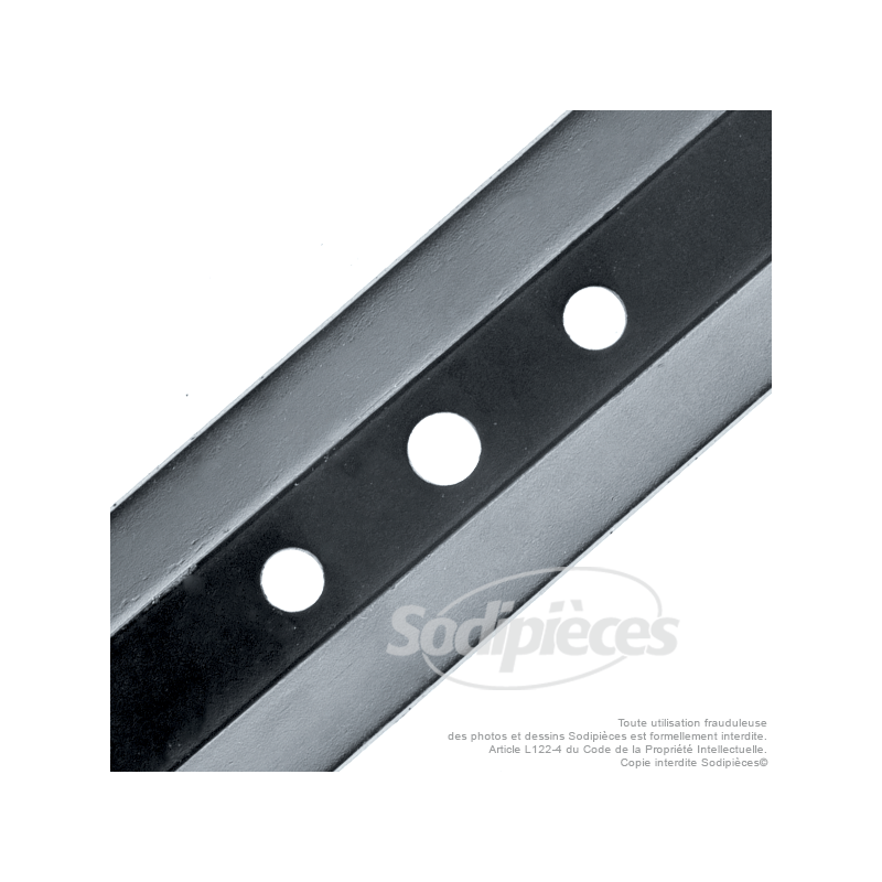 Lame tondeuse 53.1 cm. Al. 11 mm. Pour Toro