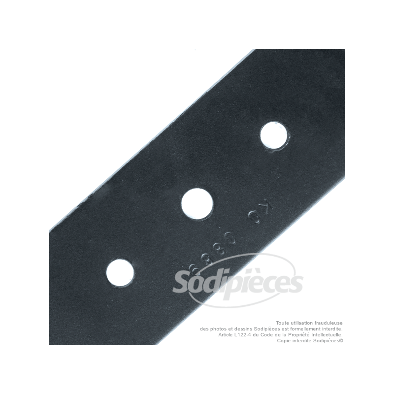 Lame tondeuse 45.7 cm. Al. 10 mm. Pour Oleo Mac