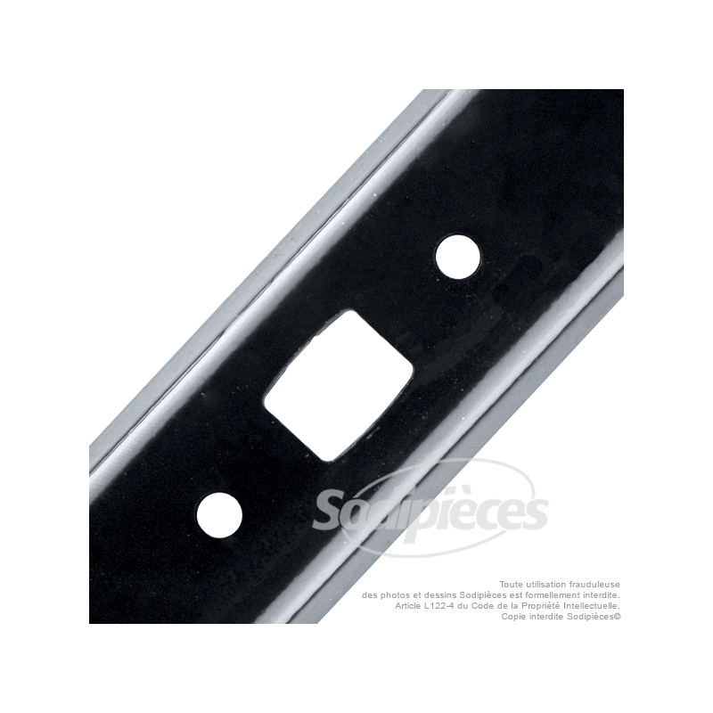 Lame tondeuse 53.3 cm. Al. étoilé 6 pointes. Pour MTD