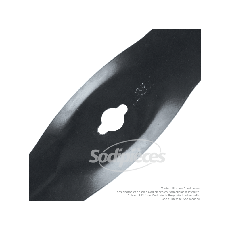 lame tondeuse 55.4 cm. Al. 20x35 mm. Pour John Deere