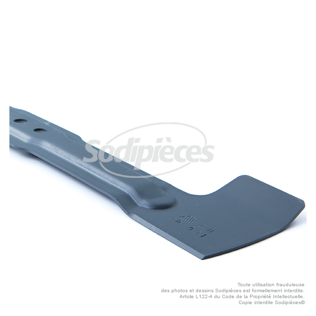 Lame tondeuse 43 cm. Al. 10 mm. Pour Bosch Lame tondeuse 43 cm. Al. 10 mm. Pour Bosch