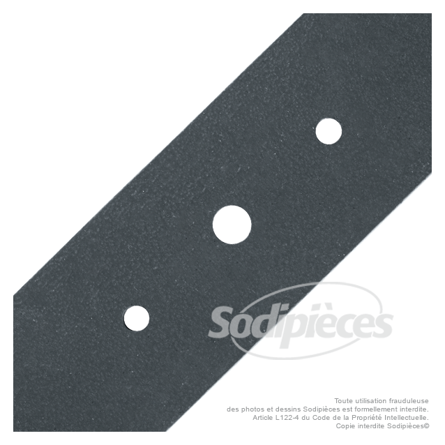 Lame tondeuse 52 cm.Al. 10.2 mm. Pour Axxom