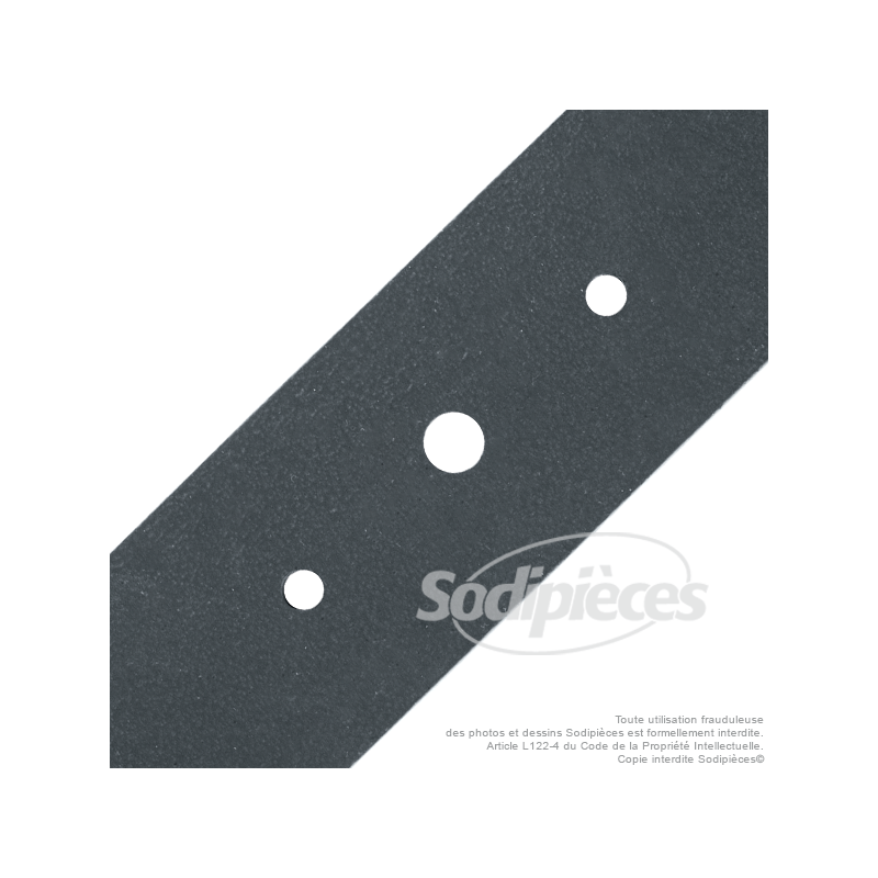 Lame tondeuse 52 cm.Al. 10.2 mm. Pour Axxom