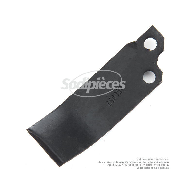 Couteaux de fraise gauche et droit.  Pour BCS N° 735