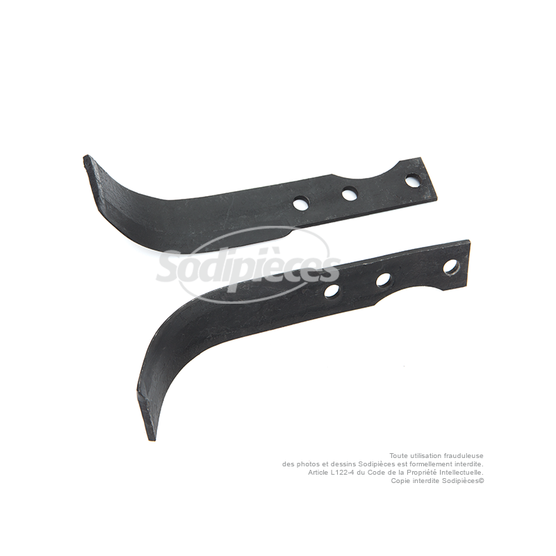 Couteaux de fraise gauche et droit. Pour Solo