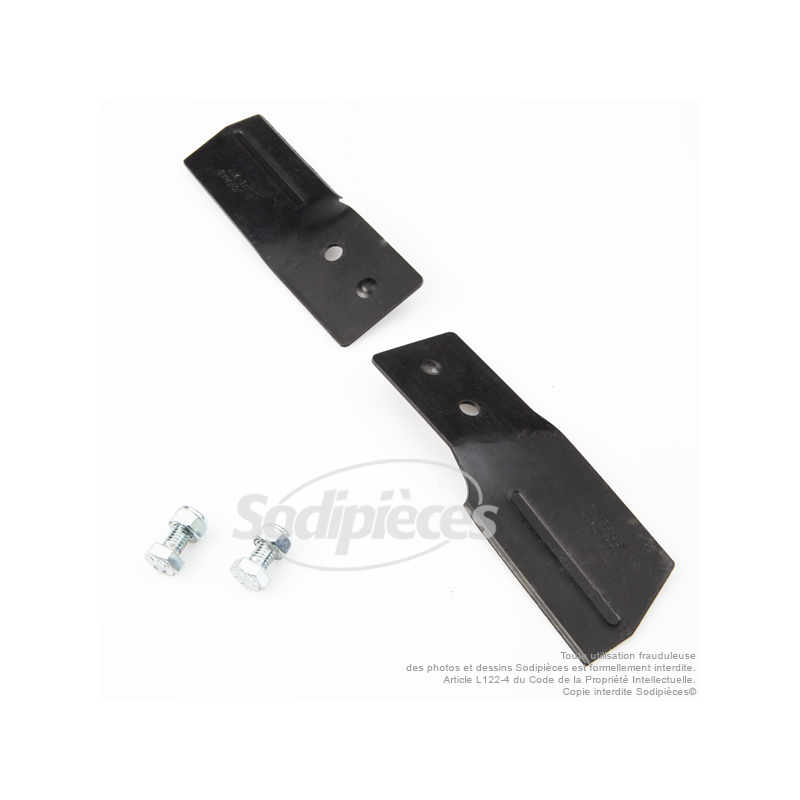 Lame tondeuse 14 cm. Al. 8 mm. Pour Stiga