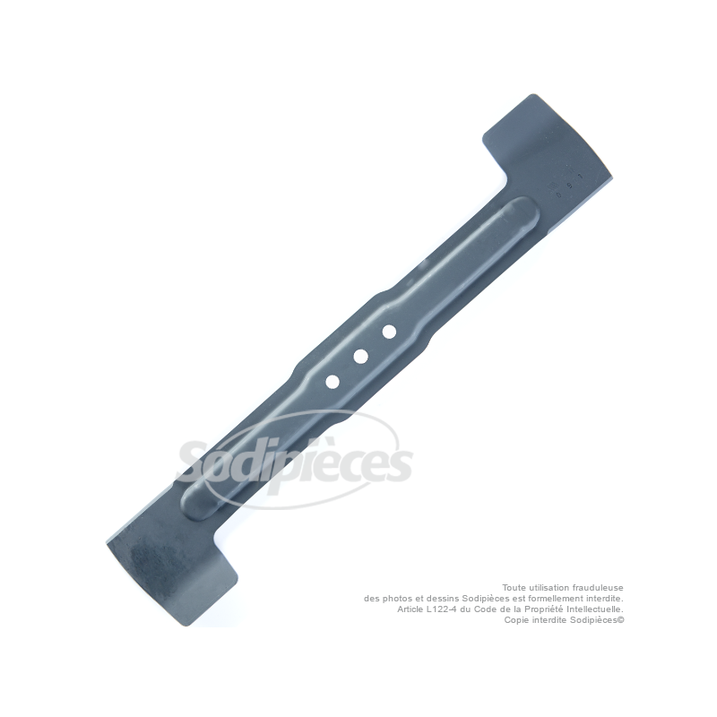 Lame tondeuse 43 cm. Al. 10 mm. Pour Bosch