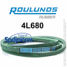 Courroie tondeuse 4L680 Roulunds Continental 12,7 x 9 x 1727 mm Courroie tondeuse 4L680 Roulunds Continental 12,7 x 9 x 1727 mm