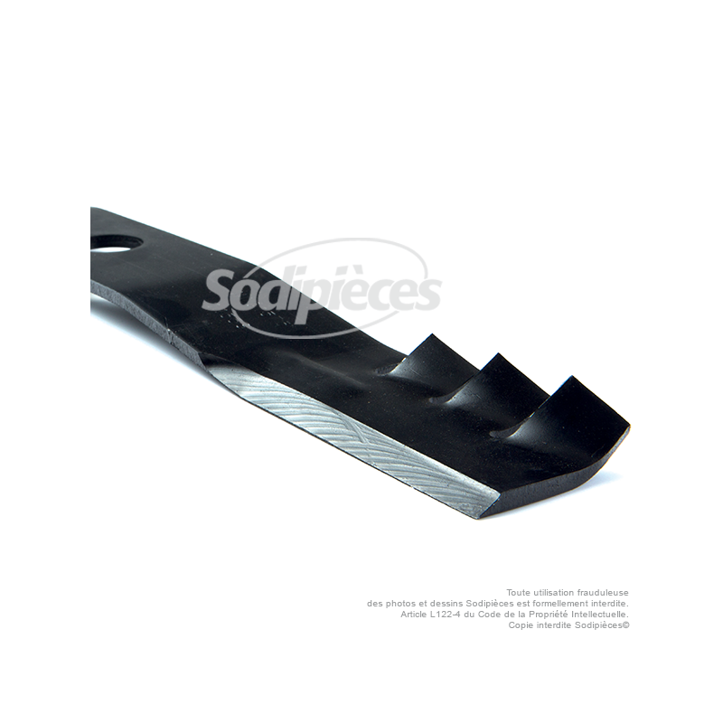 Lame tondeuse 52 cm. Al  28,6 mm. Pour Kubota