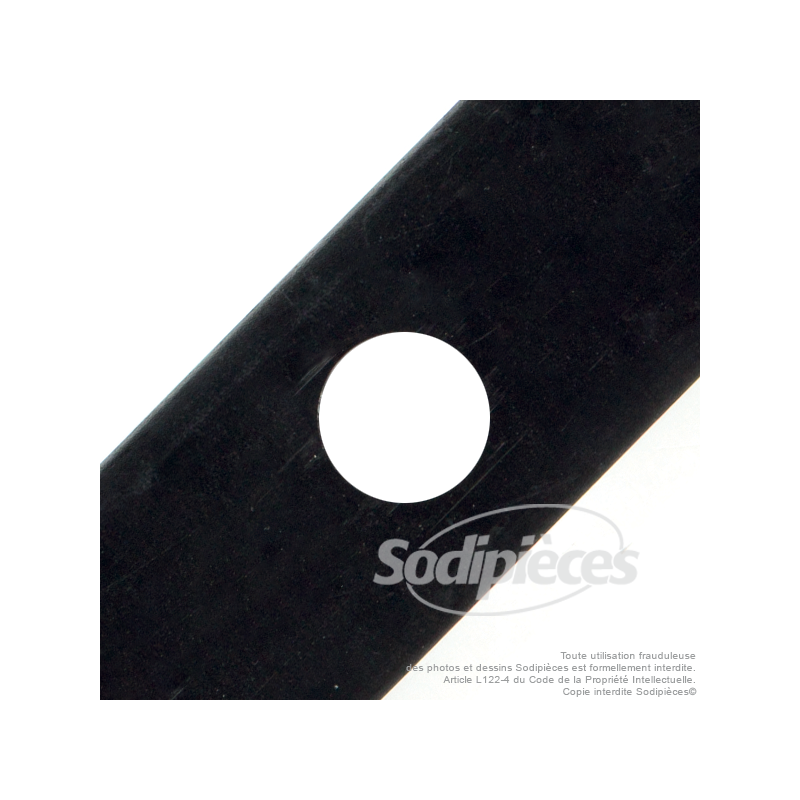 Lame tondeuse 52 cm. Al  28,6 mm. Pour Kubota
