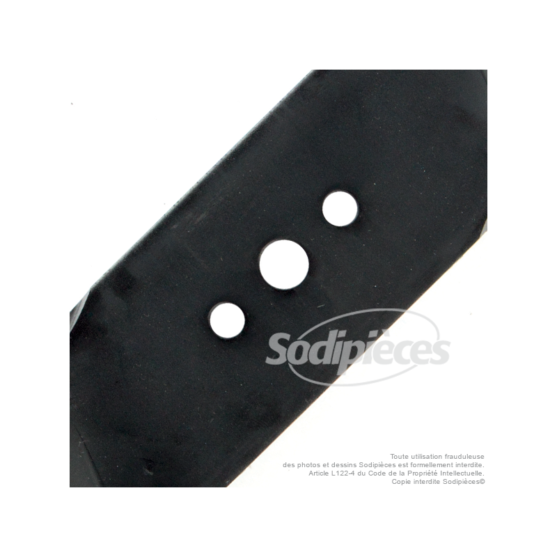 Lame tondeuse 42 cm. Al. 12.4 mm. Pour Husqvarna