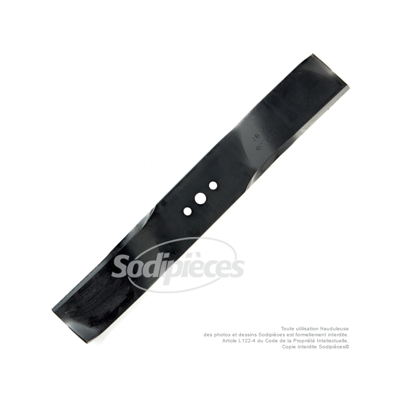 Lame tondeuse 42 cm. Al. 12.4 mm. Pour Husqvarna