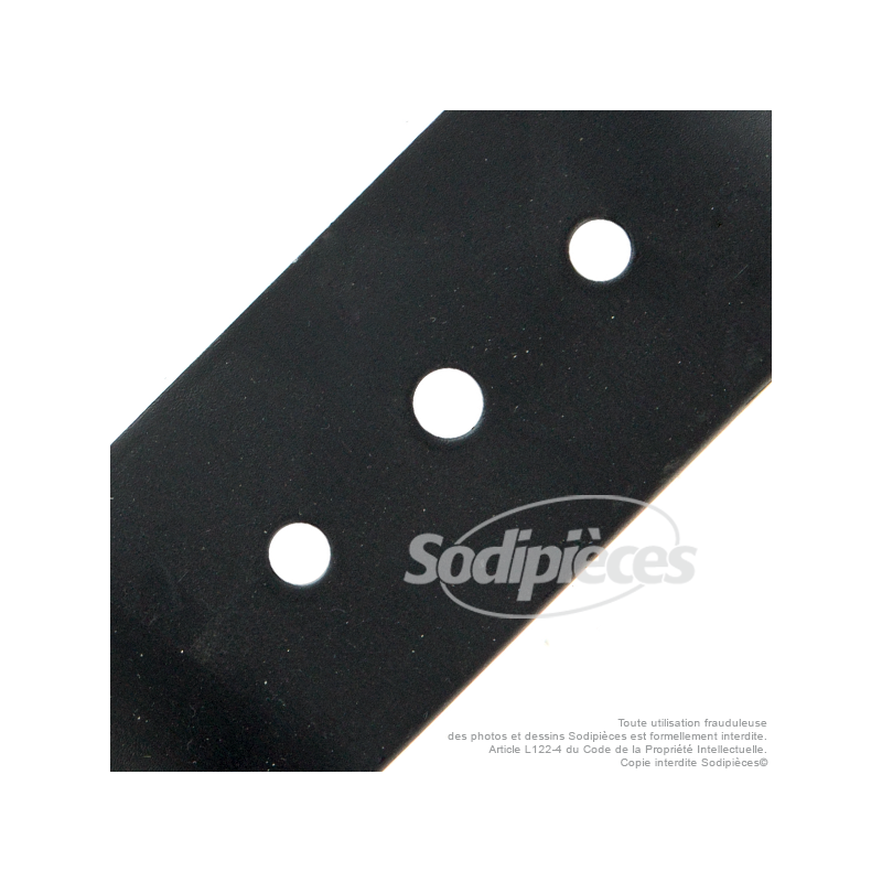 Lame tondeuse 42 cm. Al. 12.4 mm. Pour Husqvarna