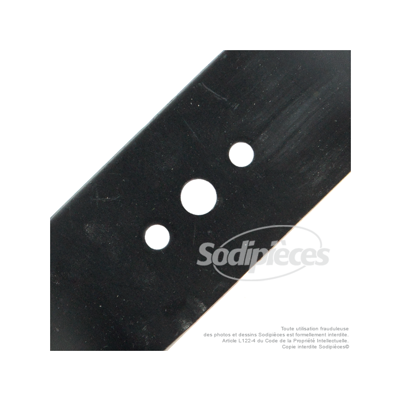 Lame tondeuse 45 cm. Al. 12,3 mm. Pour Husqvarna
