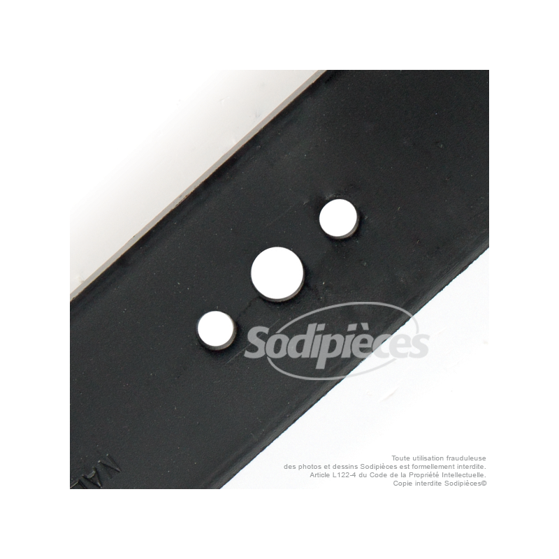 Lame tondeuse 55,9 cm. Al 12,4 mm. Pour Husqvarna