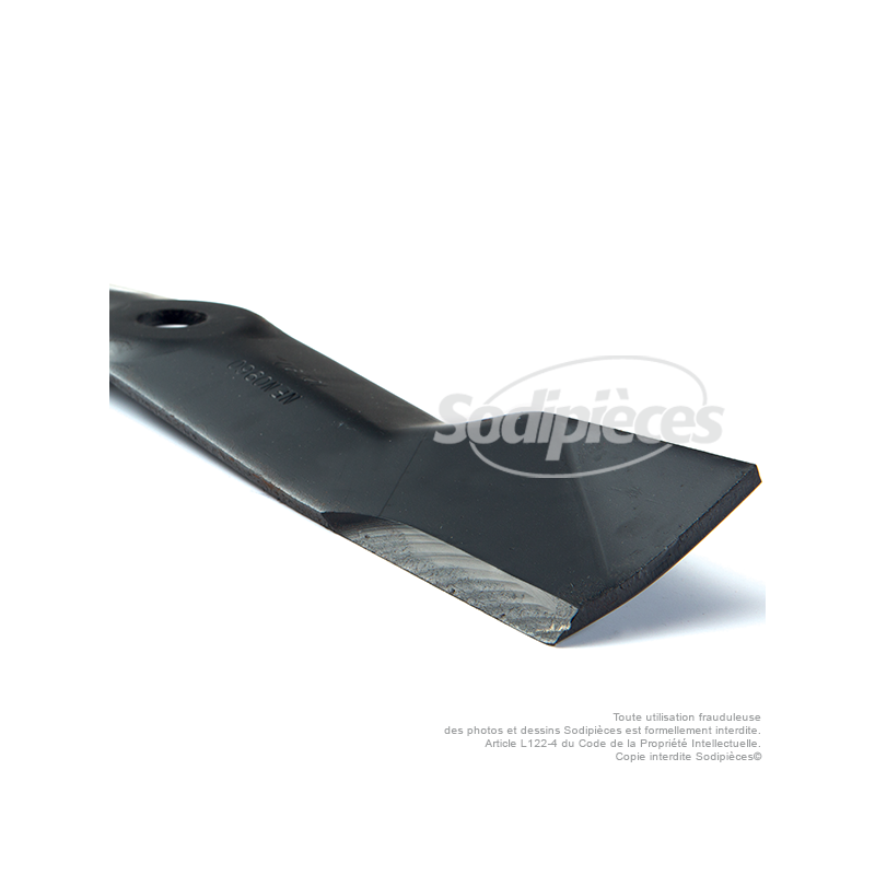 Lame tondeuse 43,2 cm. Al. 20,6 mm. Pour John Deere